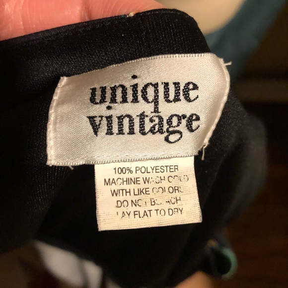 Unique Vintage Pineapple Wrap Dress - Picture 5 of 5